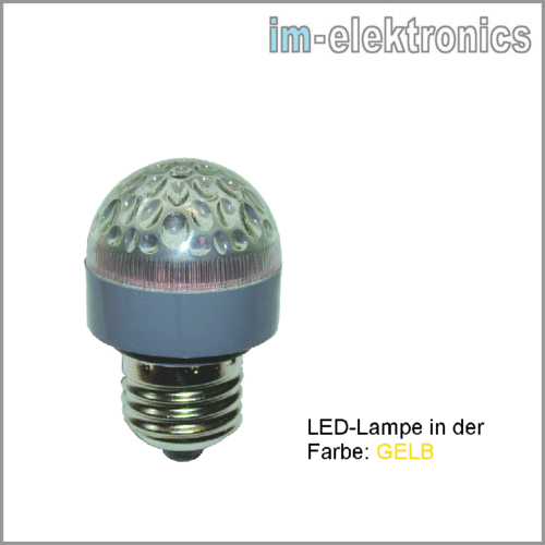 IMSLZ-LED-Y LED - Lampe E27, Farbe "Gelb"