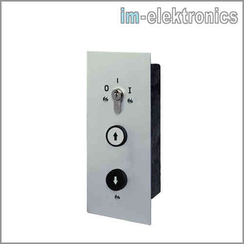 geba Schlüsselschalter mit 2 Drucktasten für Unterputzmontage, IMS-EPZ 3-1R