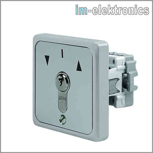 UP-Krallen-Schlüsseltaster + PHZ UP mit 2 Tast-Kontakten (Ab/Auf), 2-polig, IMSK 1-2T/2