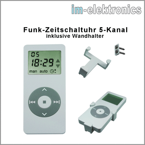 IMF-Z5 IMF Funk-Handsender mit Zeitfunktion/Timer, 5-Kanal